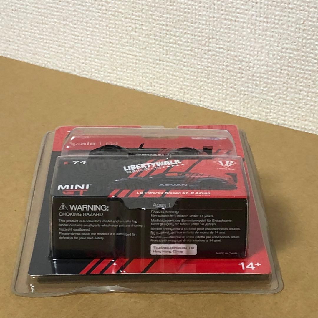 MINI GT ミニGT　LBWK　NISSAN GT-R R35　ADVAN