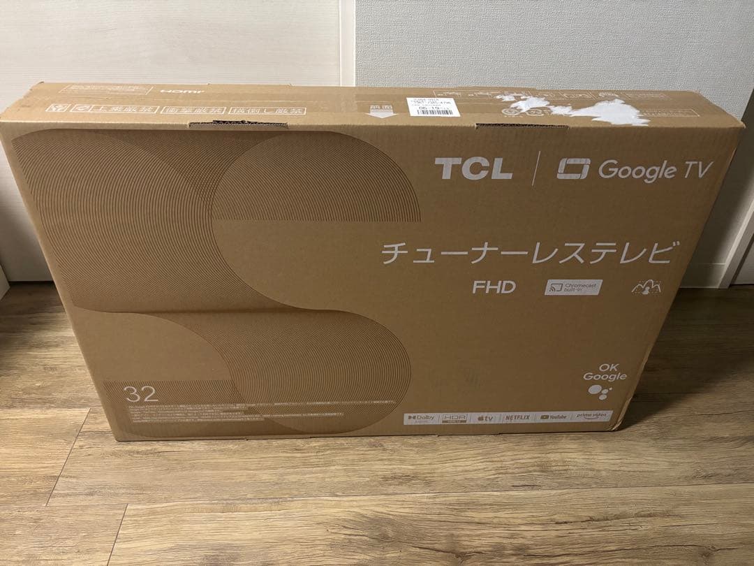 【未使用品】TCL 32S54H FHD Google TV 32インチ