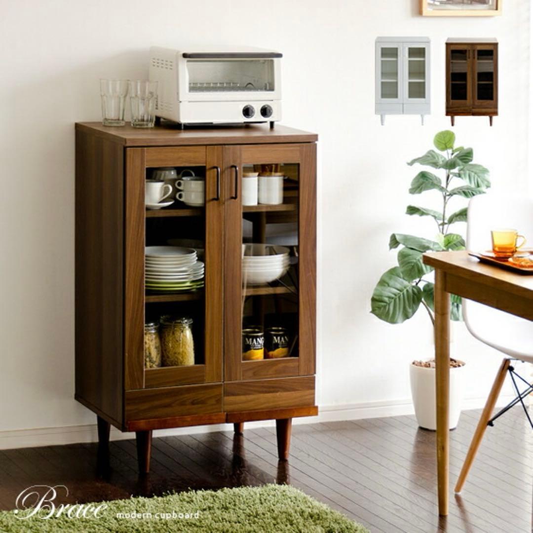 定価17990円 / Brace 食器棚 キャビネット 収納棚 キッチンボード