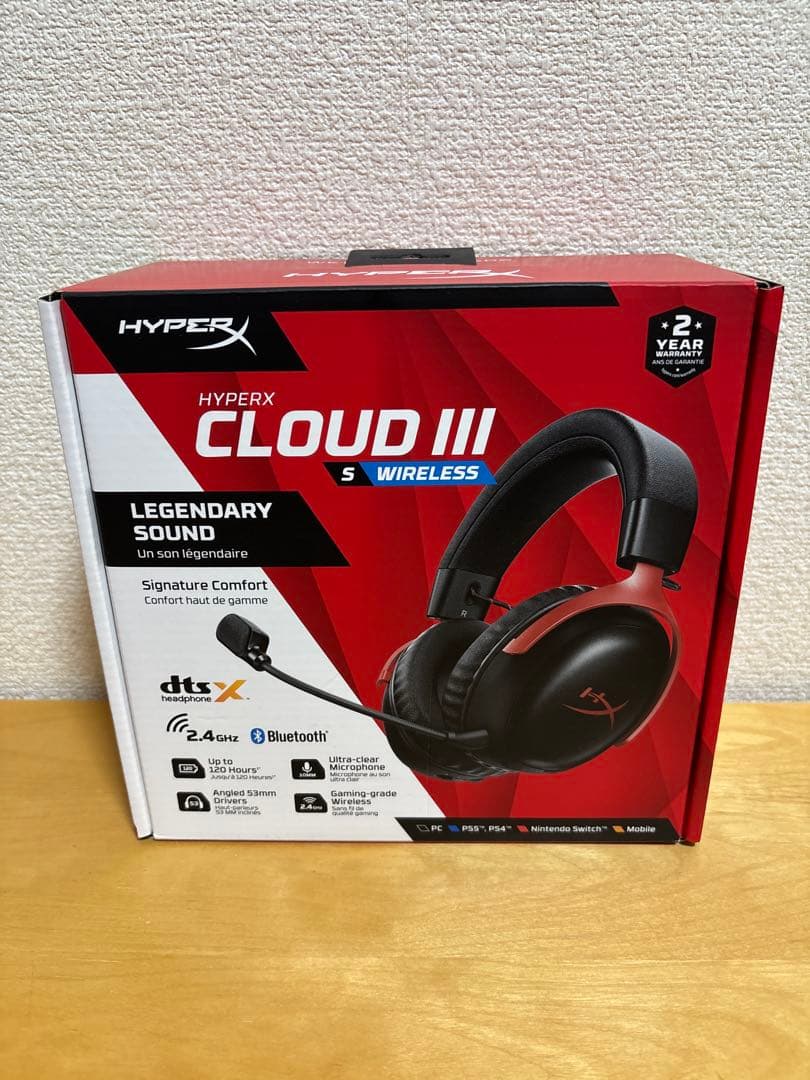 HyperX Cloud III Wireless ゲーミングヘッドセット