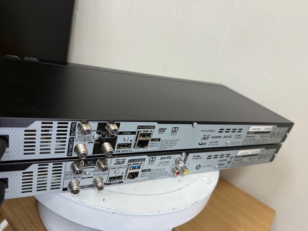 PanasonicブルーレイレコーダーDMR-BRS530 DMR-BRW520