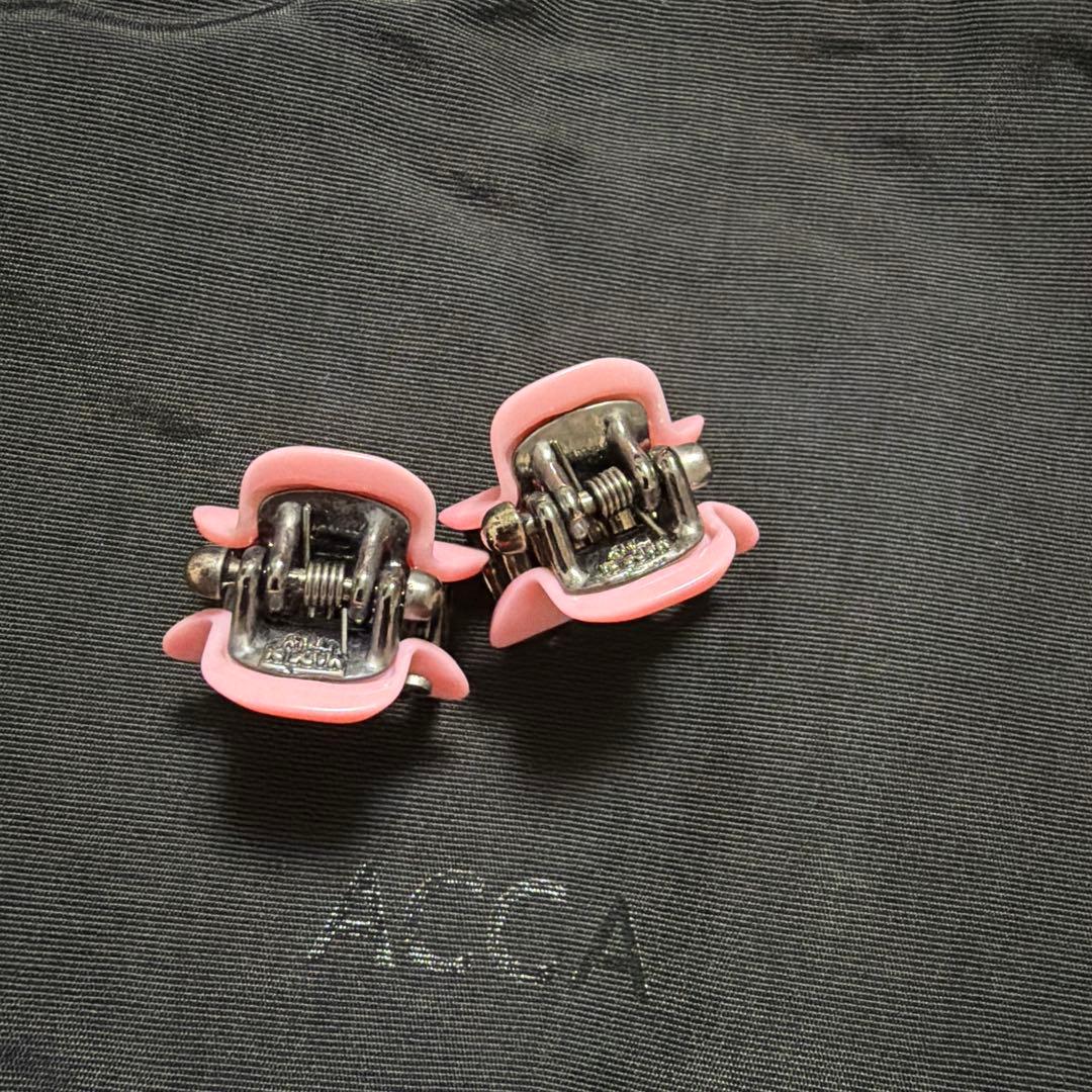 acca バービークリップ　ピンク　ピンクブラック　セット　バラ売り可