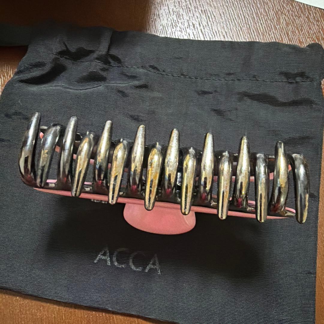 acca バービークリップ　ピンク　ピンクブラック　セット　バラ売り可