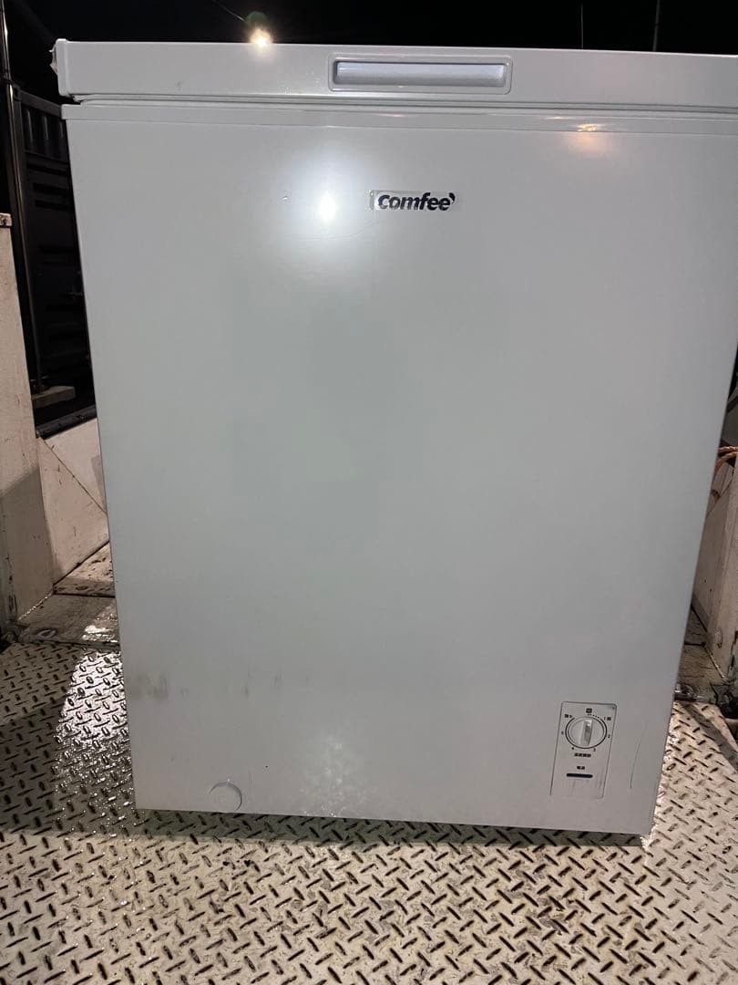 comfee 冷凍庫 ホワイト 上部開閉式