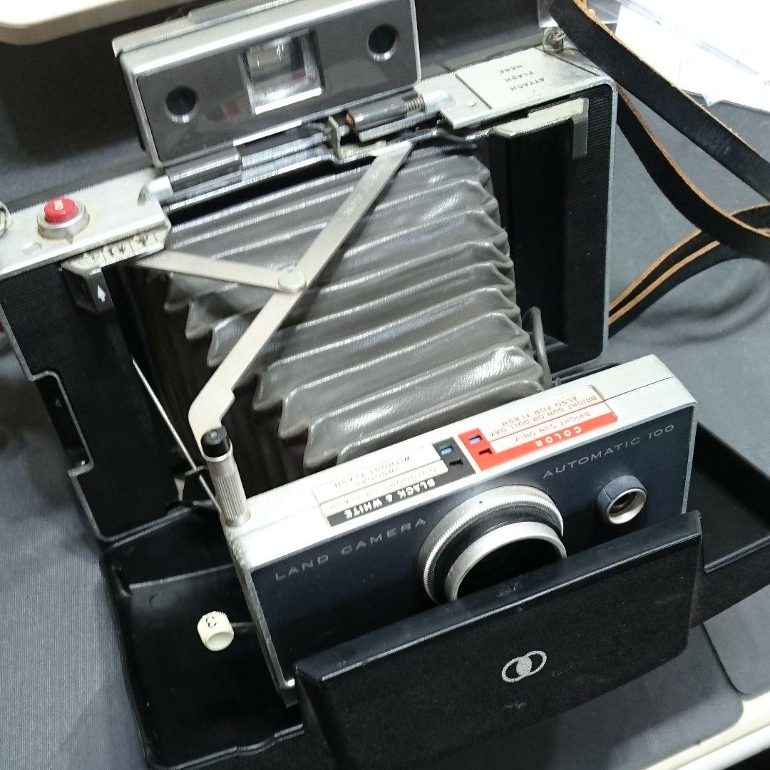 アンティーク蛇腹ポラロイドカメラ