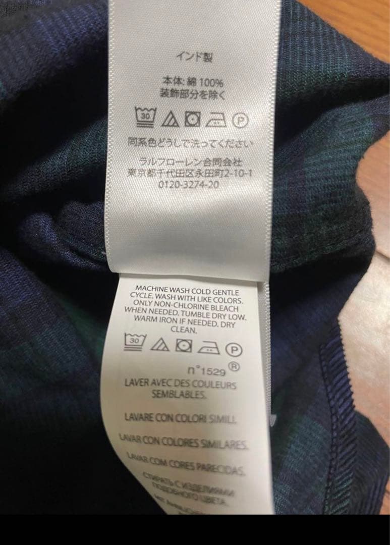 【新品未使用】ラルフローレン　コーデュロイ長袖シャツＬサイズ