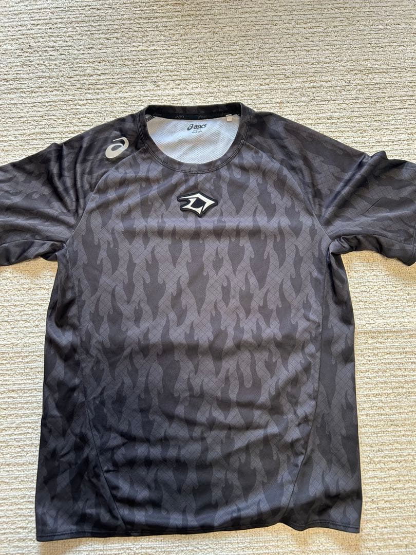 asics ブラック Tシャツ ダルビッシュライン