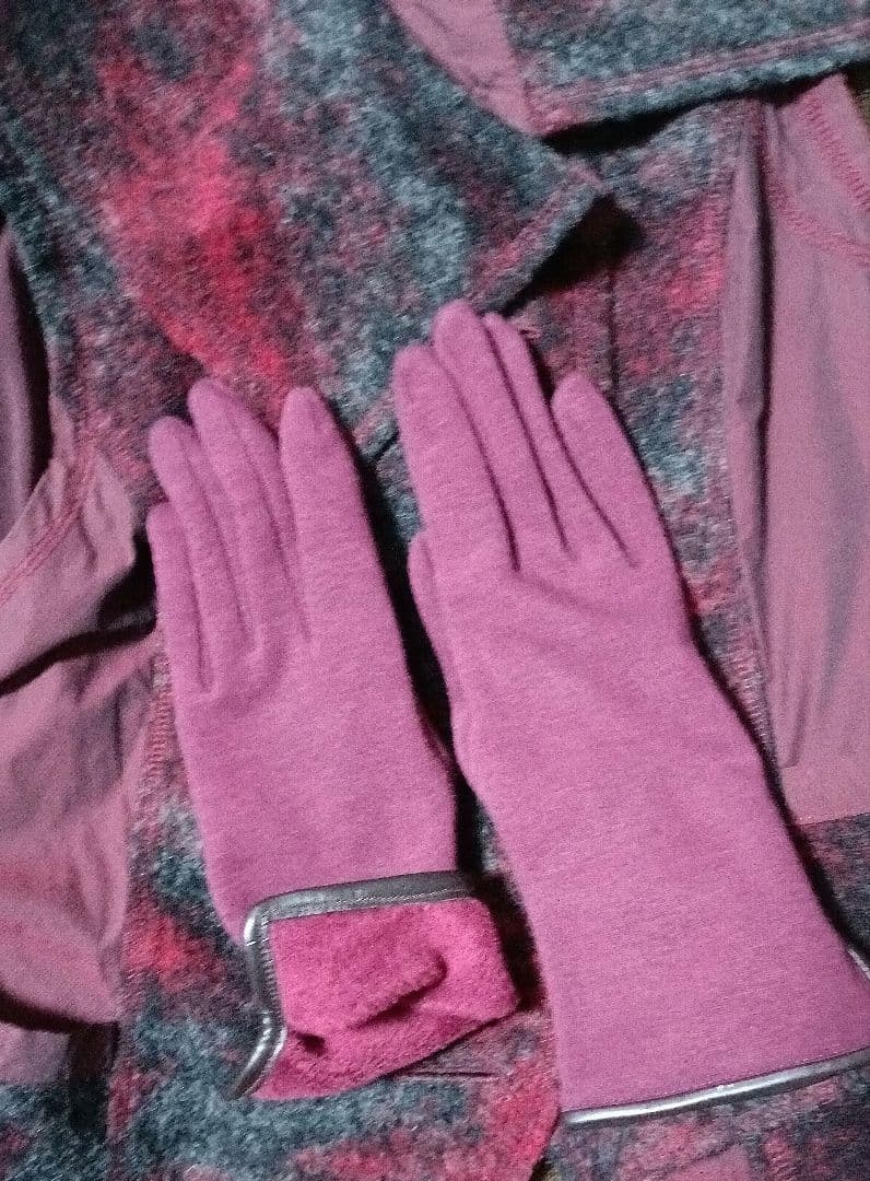 エイココンドウ　ベスト　未使用マダムヒロコトップス　EVRIS　手袋+羊皮J