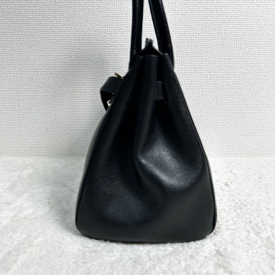 美品✨　EPONINE MILANO　ベルトデザイン　ハンドバッグ　Sサイズ