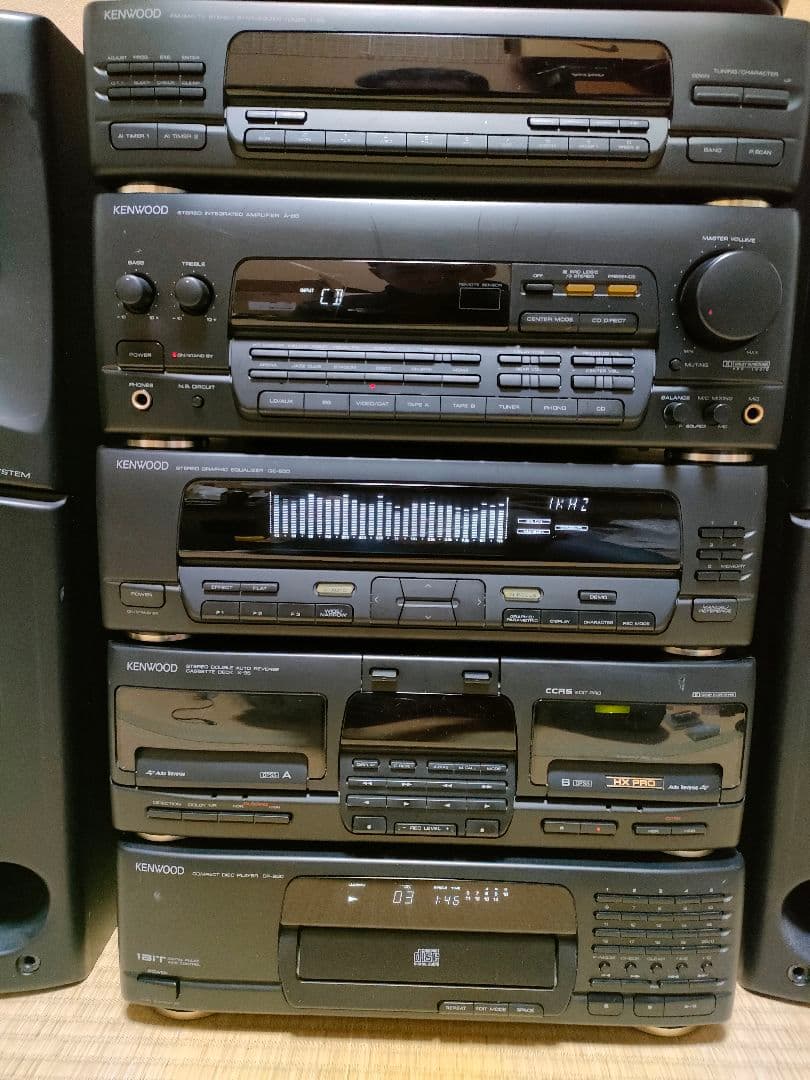 KENWOOD ROXY L5　コンポ　バブル　①（②とセット販売です）