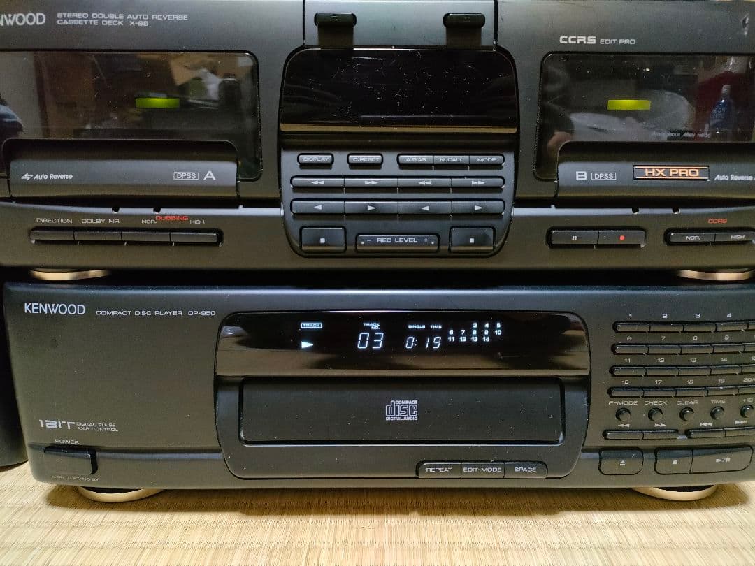 KENWOOD ROXY L5　コンポ　バブル　①（②とセット販売です）