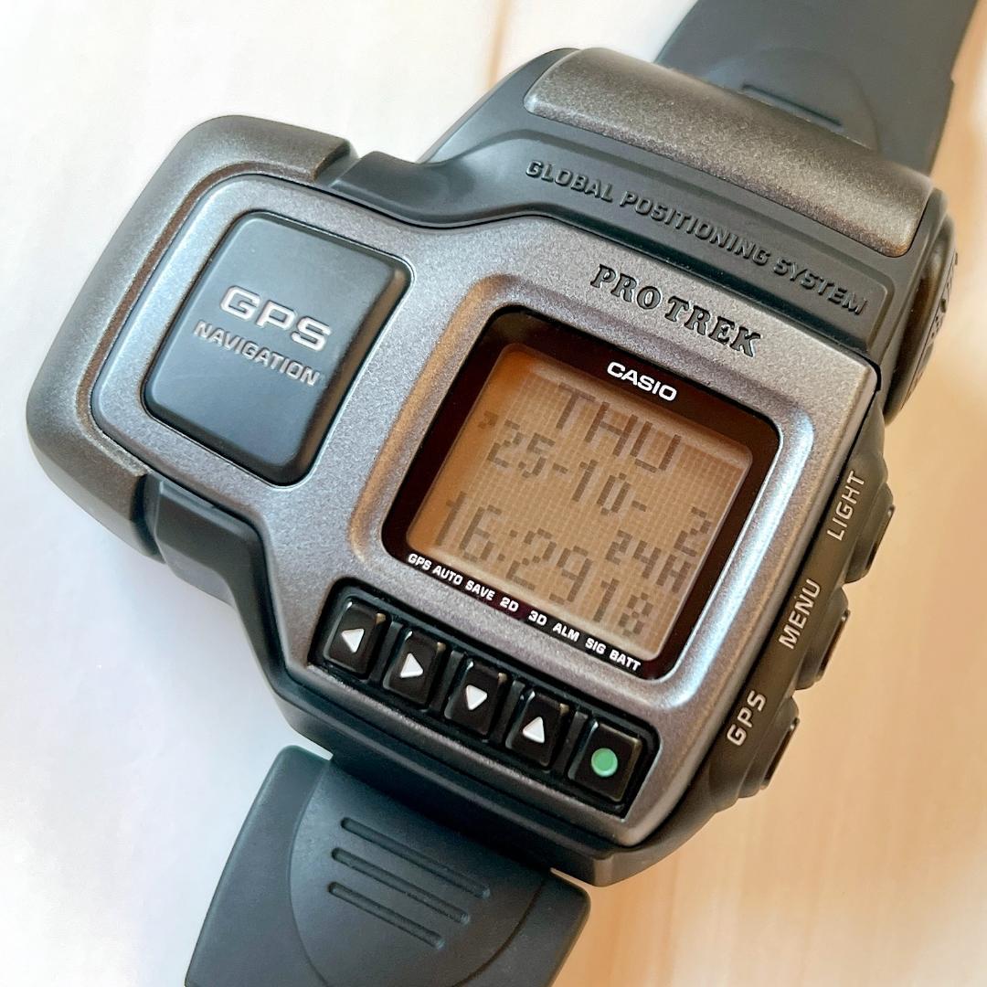 美品☆CASIO カシオ プロトレック サテライトナビ PRT-1GPJ GPS