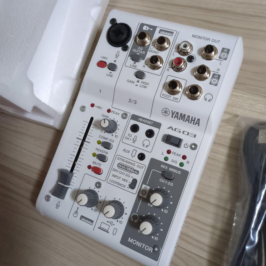 YAMAHA AG03 MK2 ライブストリーミングミキサー