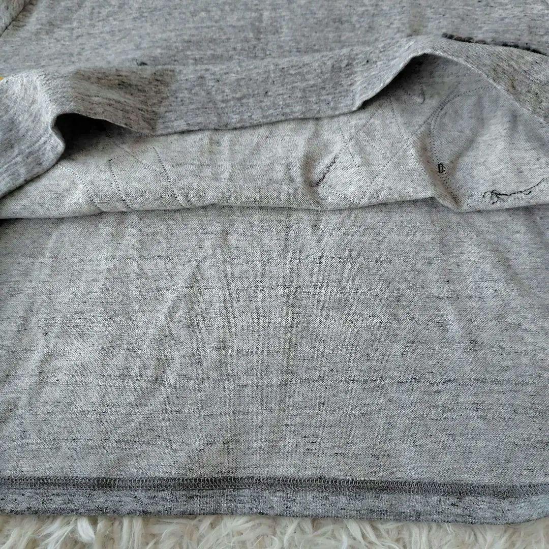 美品 センソユニコ 慈雨 ジウ プルオーバー 異素材 パッチワーク グレー 40