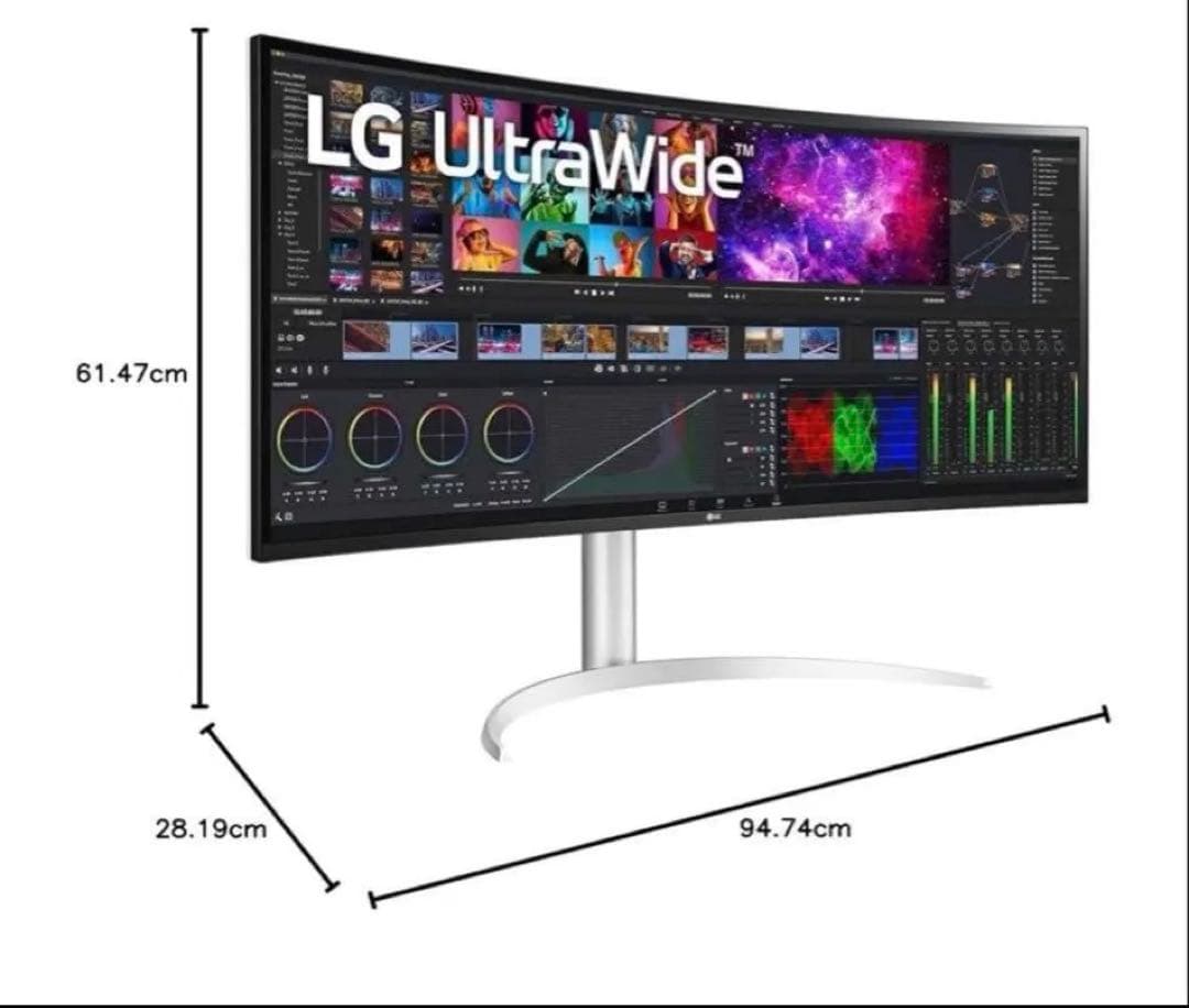 LG 40WP95C-W 39.7インチ5K2K ウルトラワイドモニター