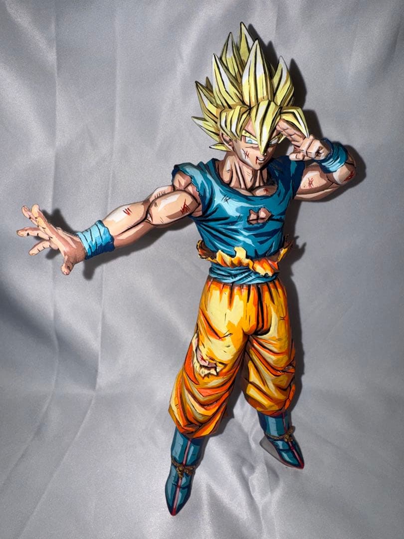 【箱あり】ドラゴンボールZ 一番くじ D賞 孫悟空 リペイント 二次元彩色