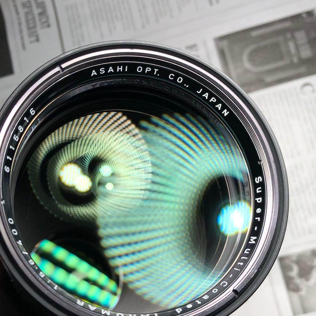 純正キャップ付　SMC TAKUMAR 400mm f5.6 m42マウント