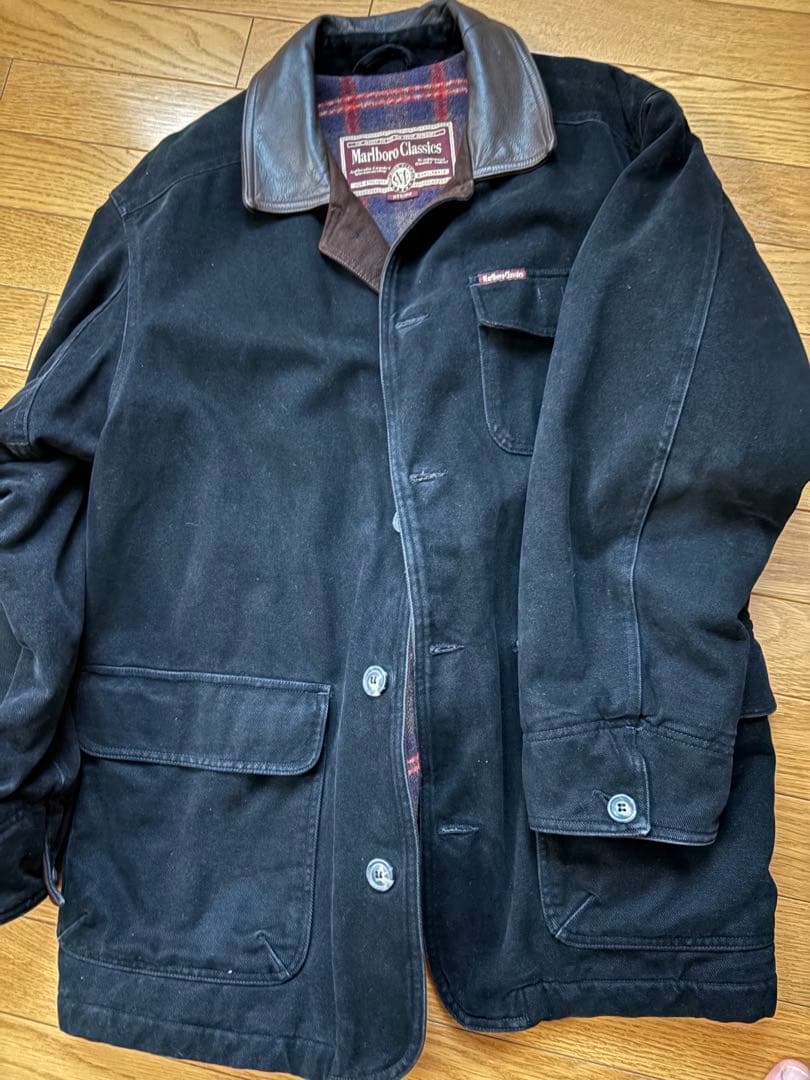 Marlboro Classics ブラック カバーオール Medium