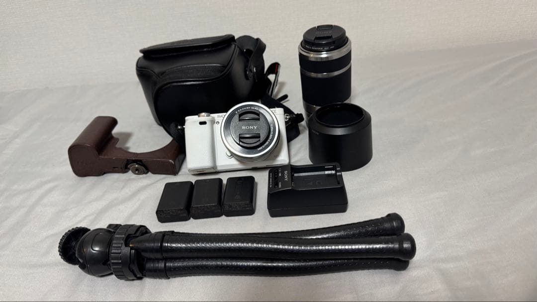 Sony α6000 ミラーレス　望遠レンズつき