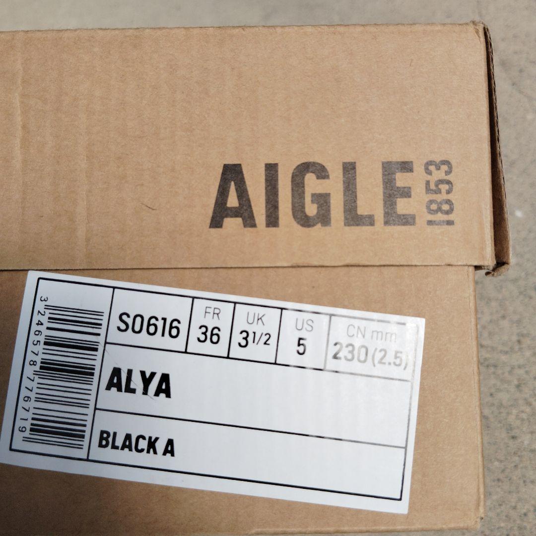 エーグル レインブーツ AIGLE ALYA BLACK
