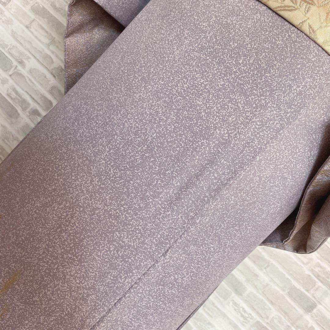 訪問着　フルセット　菊　梅　笹　松　手刺繍　金彩加工　着物　L1