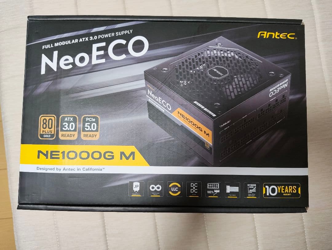 眠*形様 Antec NeoECO NE1000G M 1000W電源