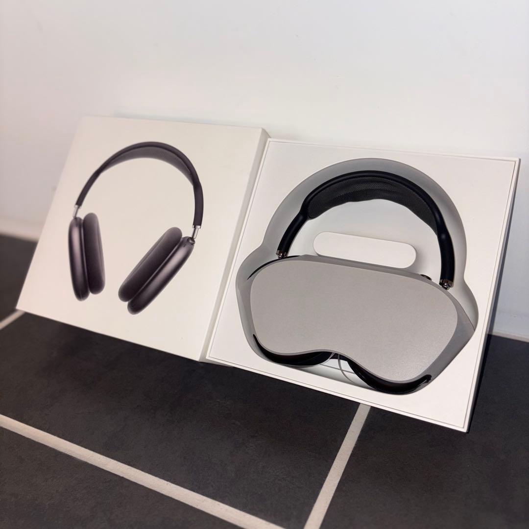 Airpods Max スペースグレイ 第一世代 ライトニング カバーあり