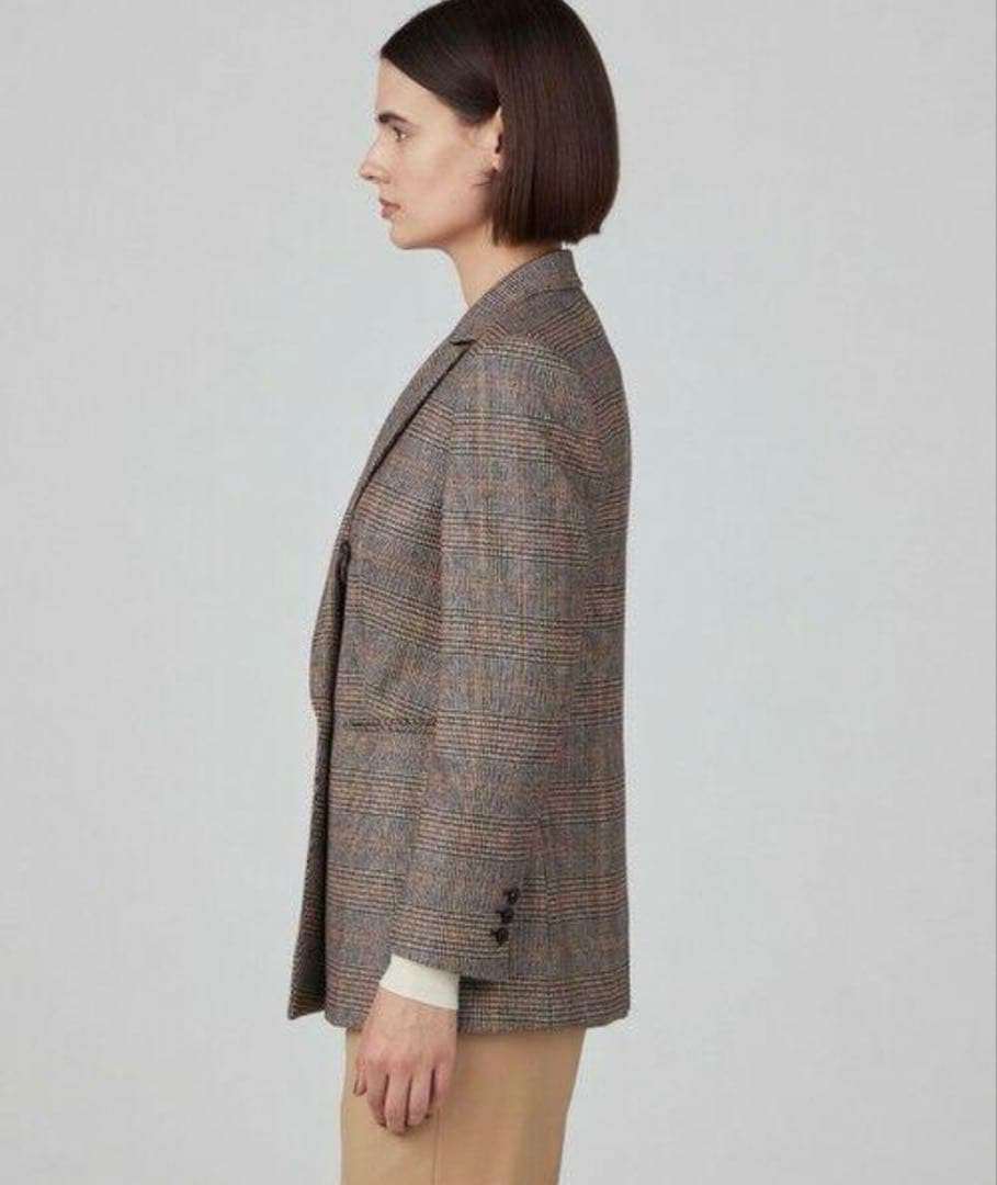 【専用】トゥモローランドコレクション シックブルー ダブルブレストジャケット