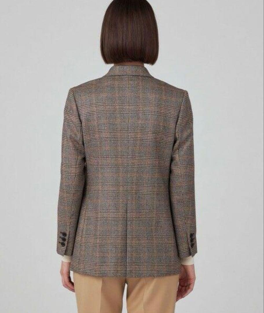 【専用】トゥモローランドコレクション シックブルー ダブルブレストジャケット