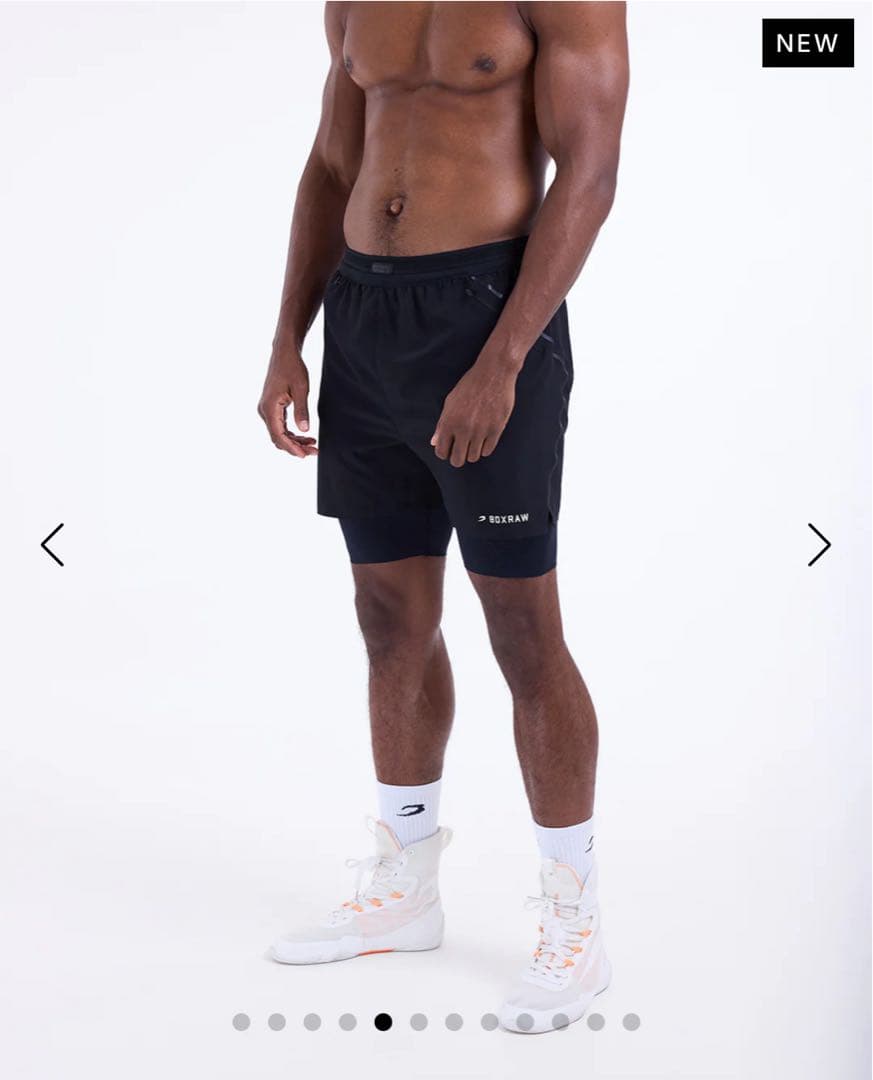 BOXRAW 新品 スパーリングクラブ 2イン1ショーツ