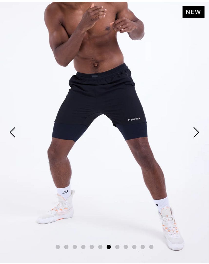 BOXRAW 新品 スパーリングクラブ 2イン1ショーツ