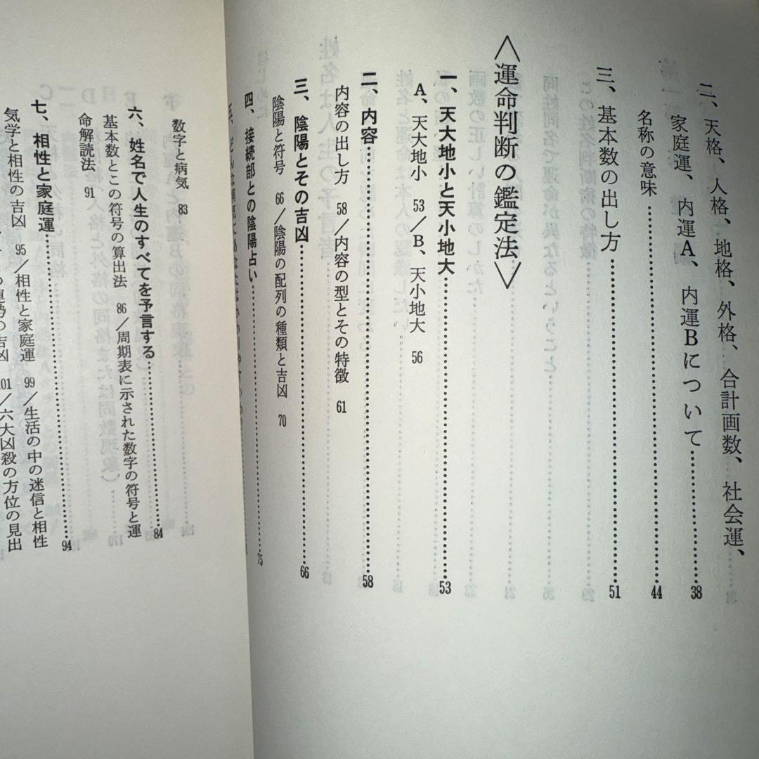 希少！桑野式創始者！桑野式　新しい姓名判断　桑野 嘉都郎