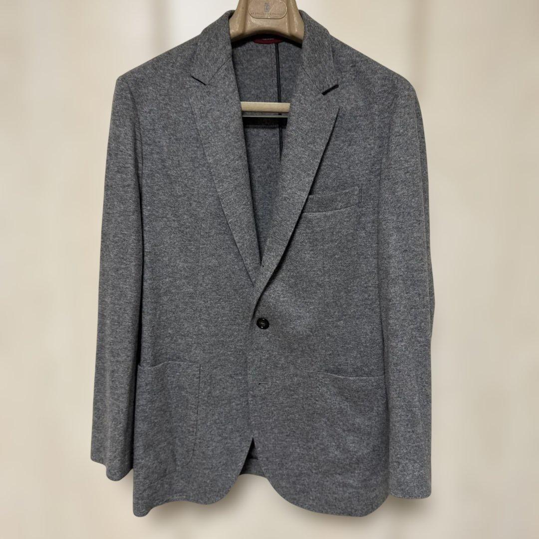 BRUNELLO CUCINELLI グレー カシミアジャケット