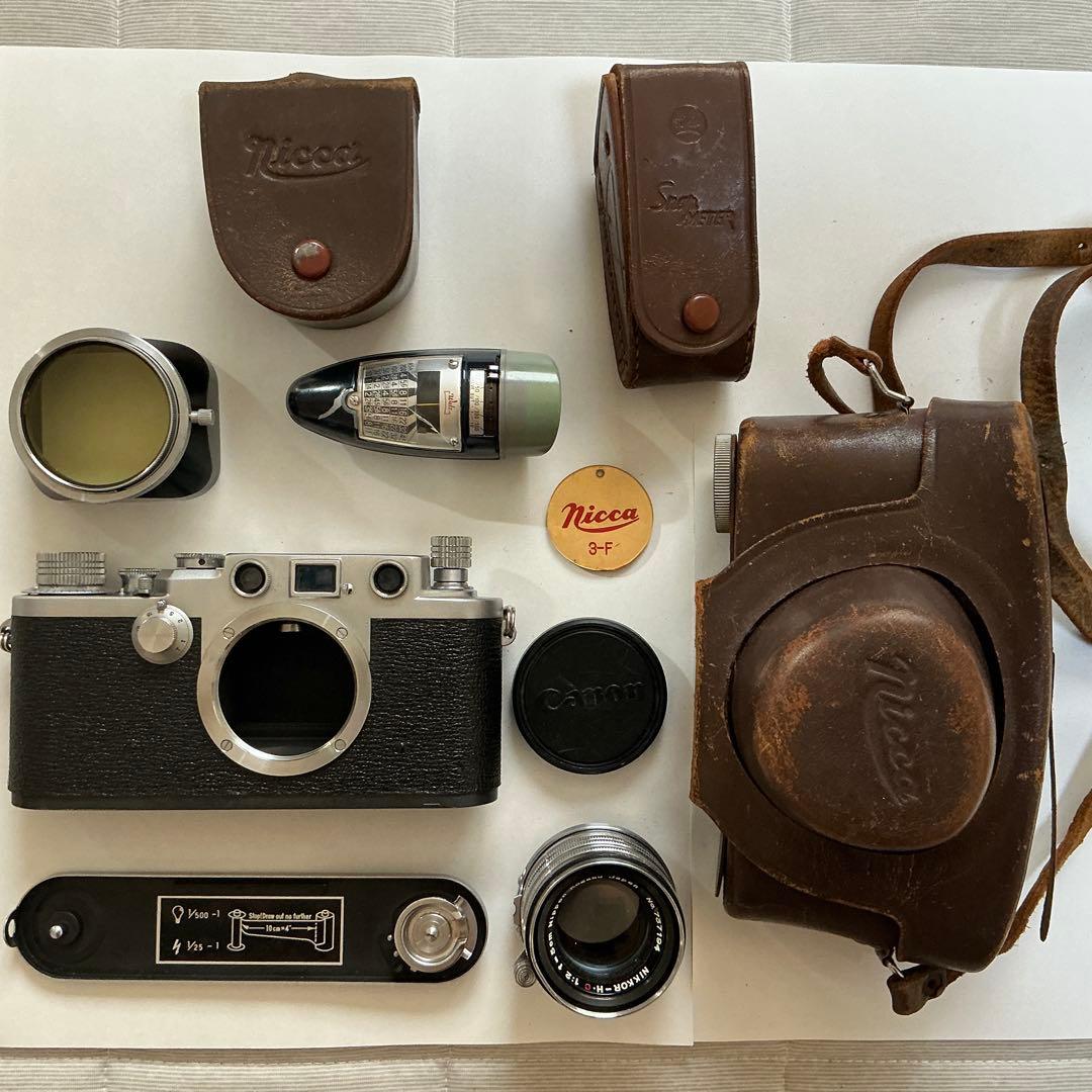 Nicca 3-F フィルムカメラ 本体とレンズ付き