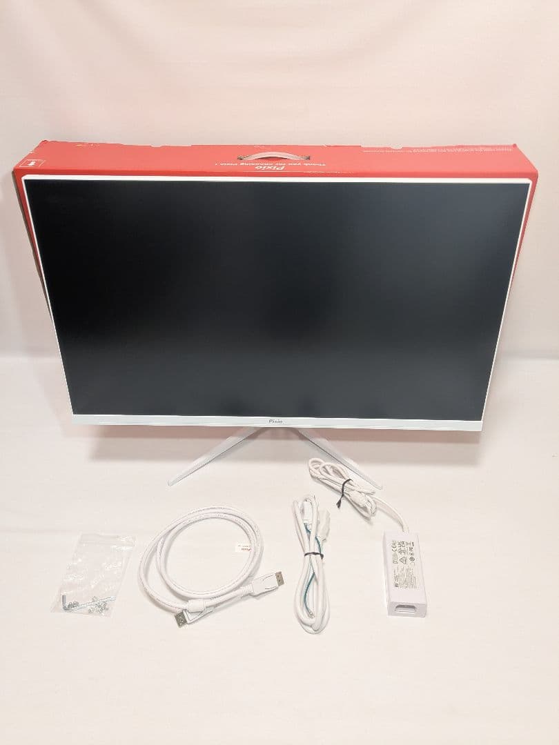 【美品】Pixio ゲーミングモニターPX27U Wave White