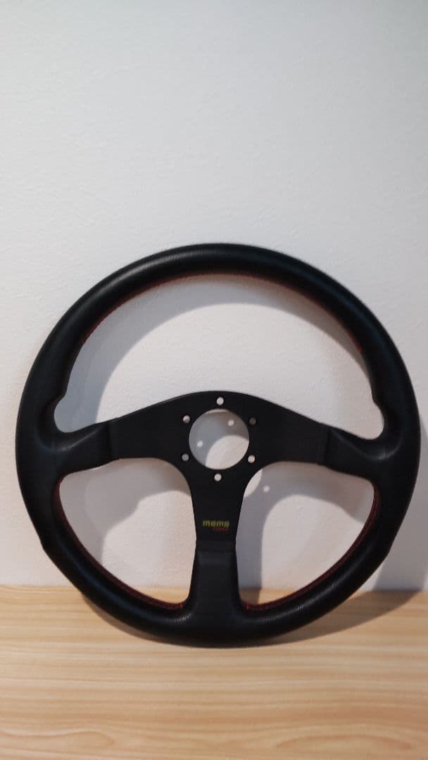 momo TUNER ステアリング 黒　350mm