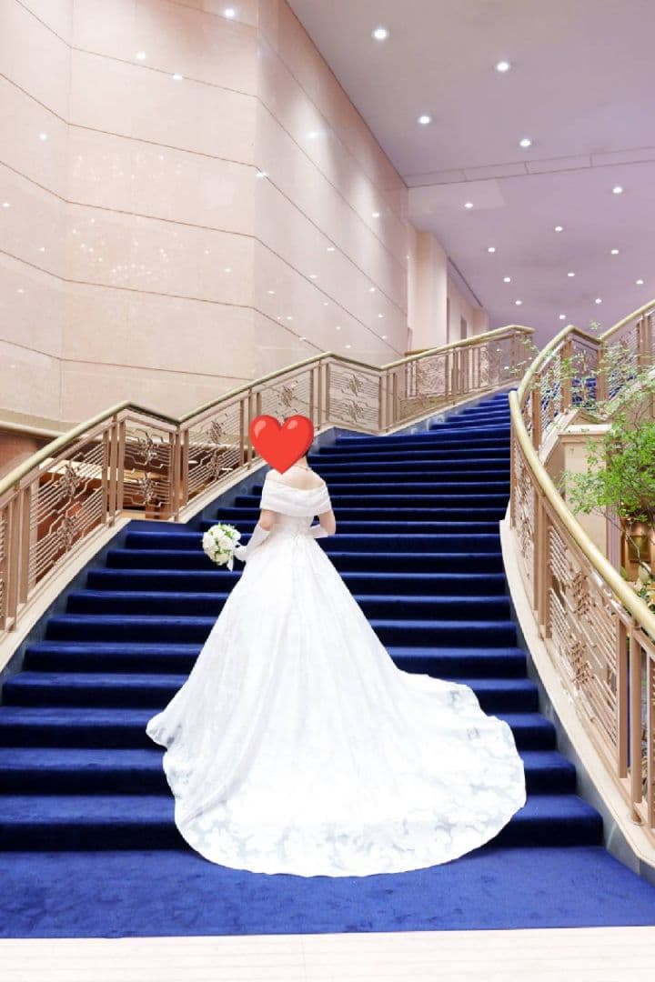 エメ ロールカラー ウェディングドレス