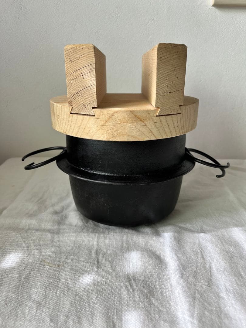 釜定　南部鉄器　羽釜　3合