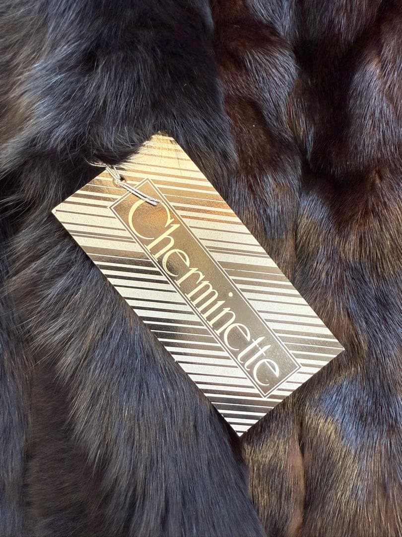 【定価58万円】新品未使用 ミンクコート FOXトリム ブラック