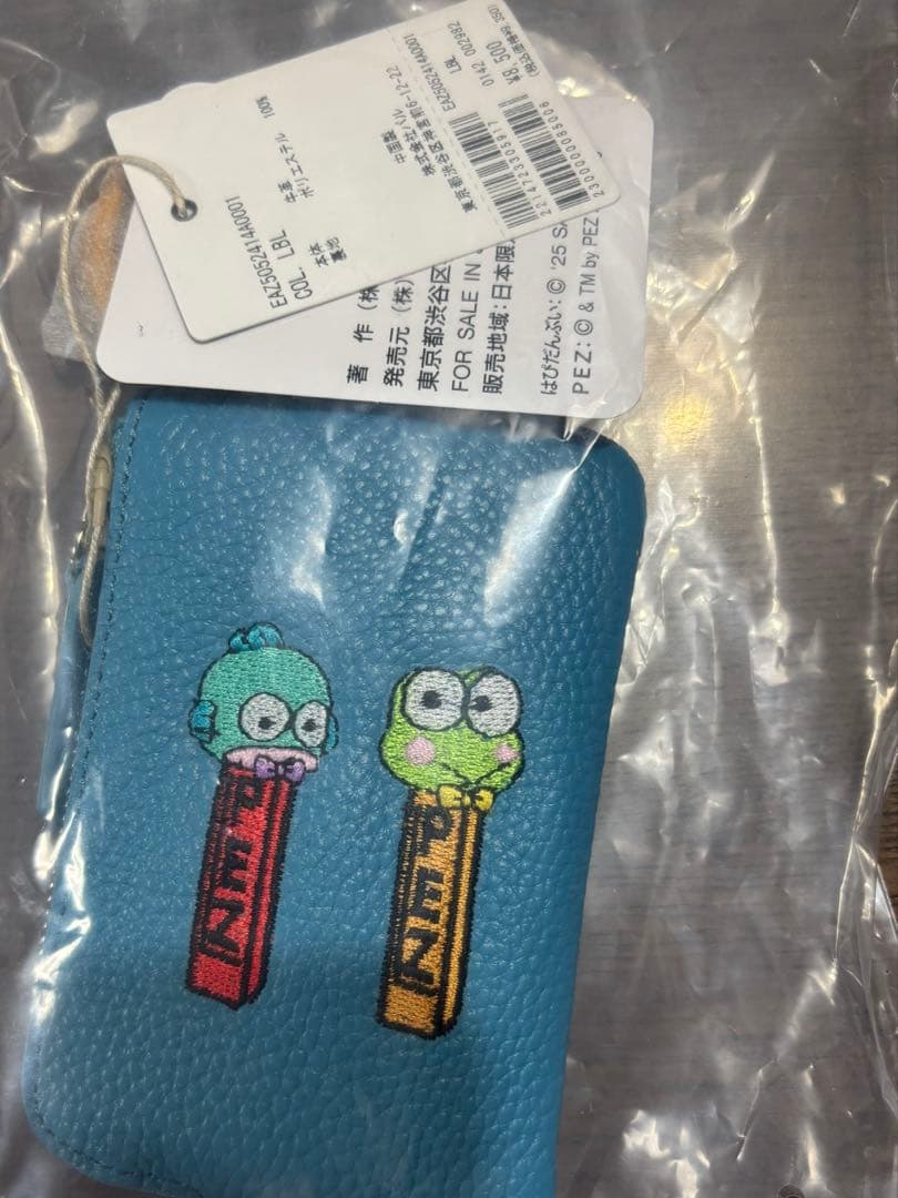 【はぴだんぶい×PEZ(ペッツ) ×ear】本革/カラビナ付きパス＆キーケース