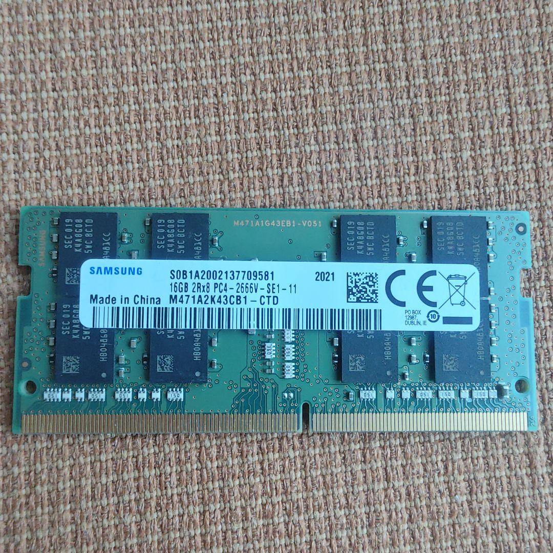 Samsung m471a2k43db1-ctd 16gb ddr4メモリ
