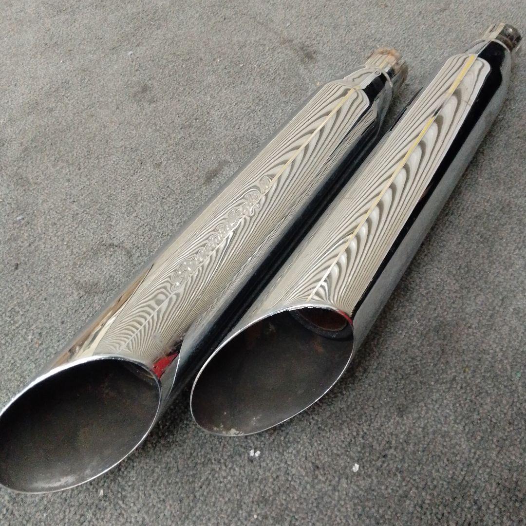 ハーレー　ダイナ　ツインカム　スクリーミンイーグル　マフラー　スリップオン