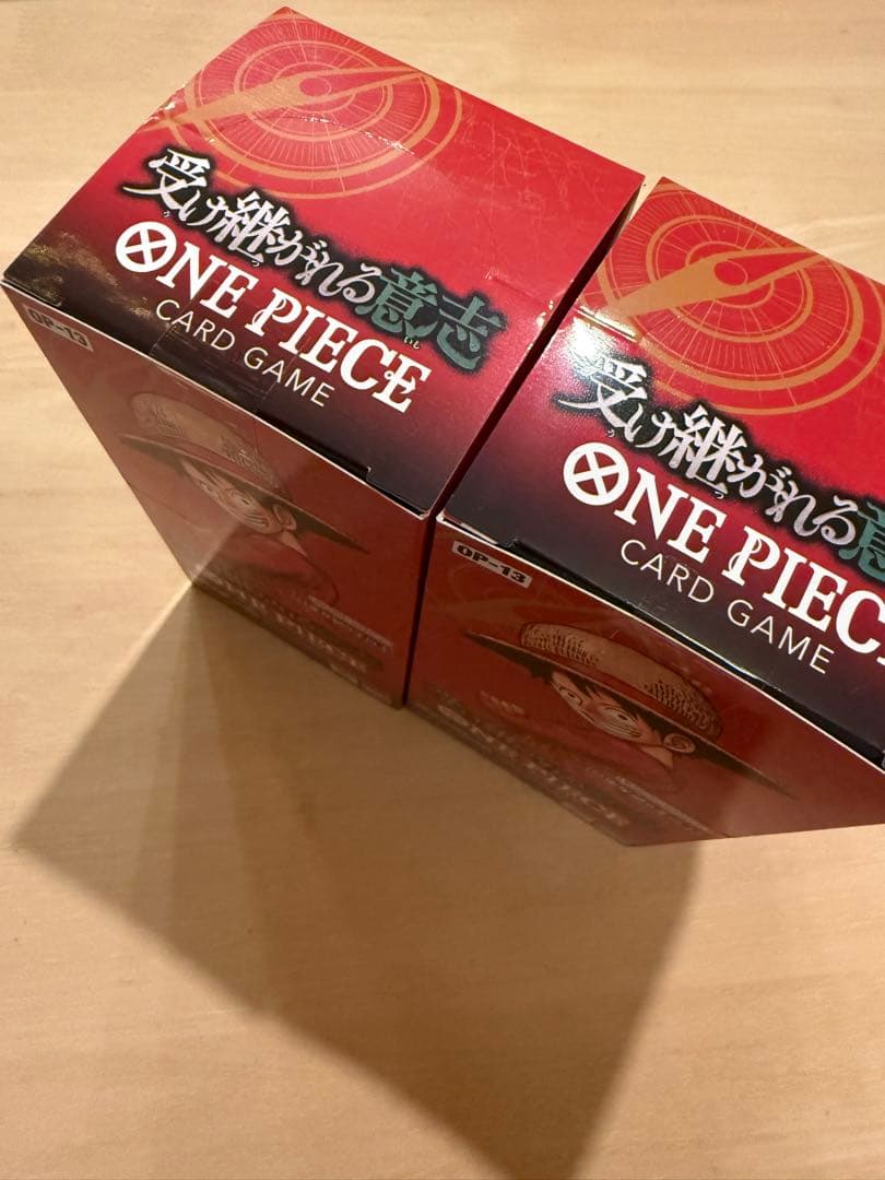 ONE PIECE カード　受け継がれる意志　テープ付き未開封　4BOX