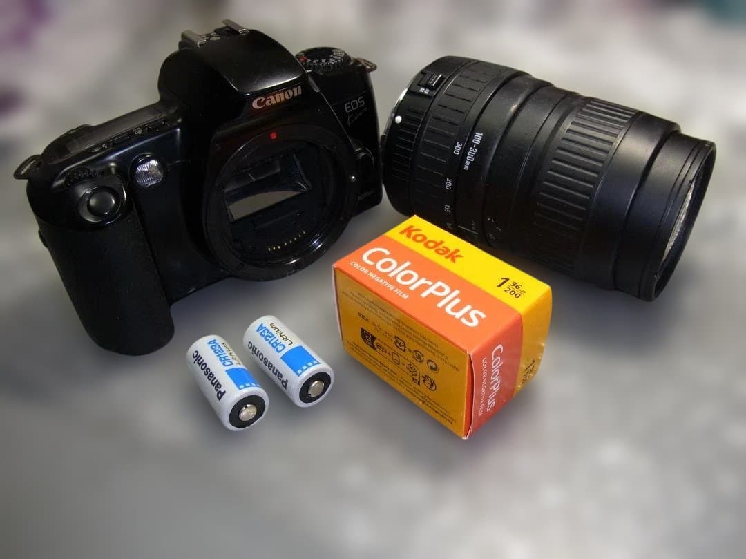 121 Canon EOS Kiss パノラマズームレンズフイルム電池付送料込