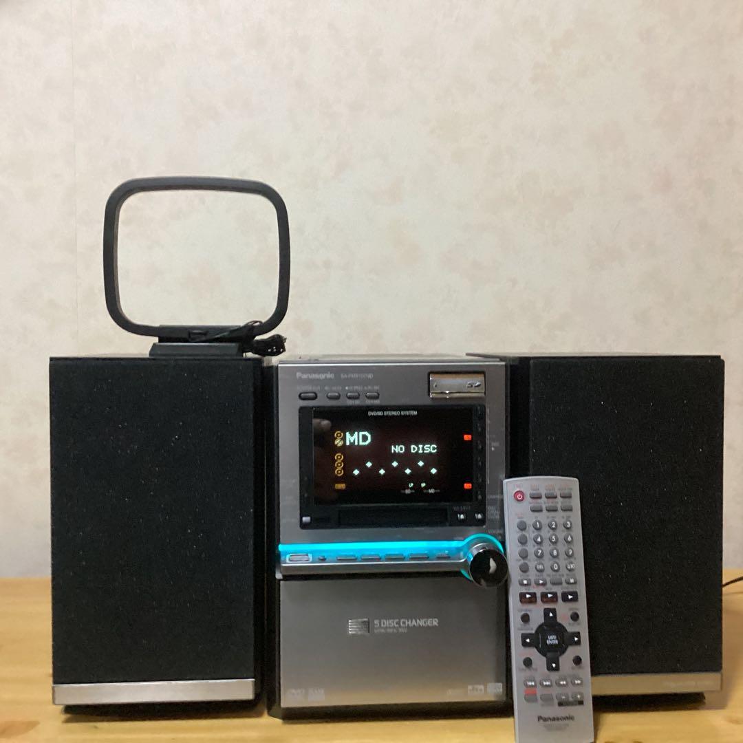 パナソニック システムコンポ　SA-PM910DVD　リモコン・アンテナ付