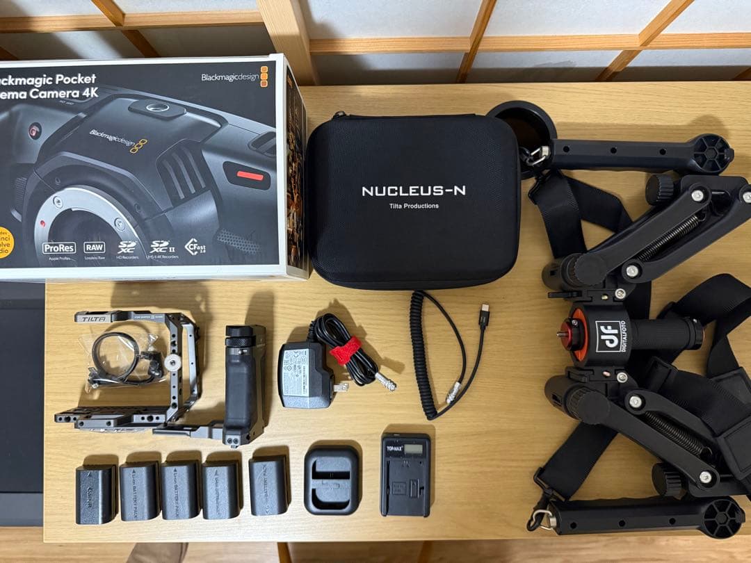 R*w様 BMPCC4K 本体とアクセサリーTILTA DIGITALFOTOセ