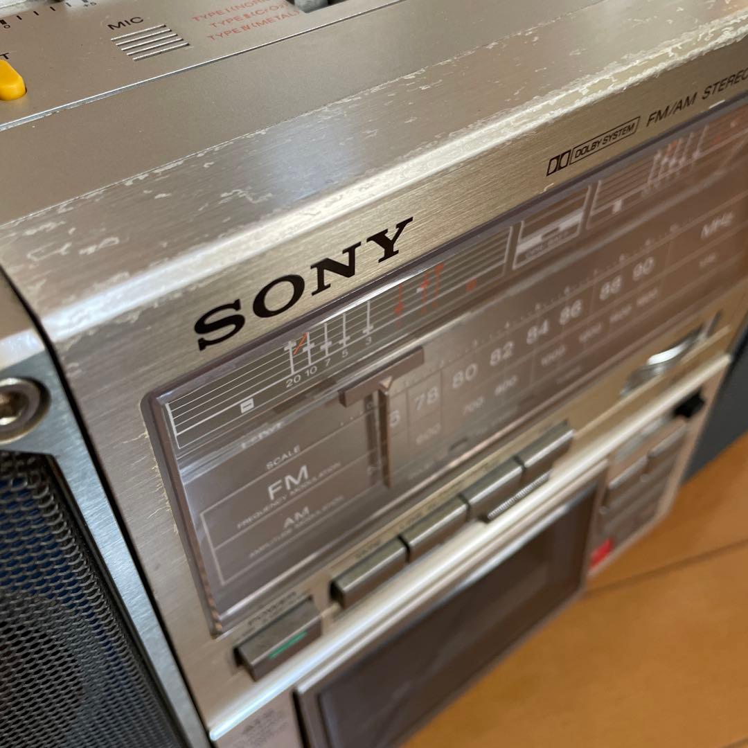 【ジャンク】SONY CFS-F40 ラジカセ FM/AMカセットプレーヤー