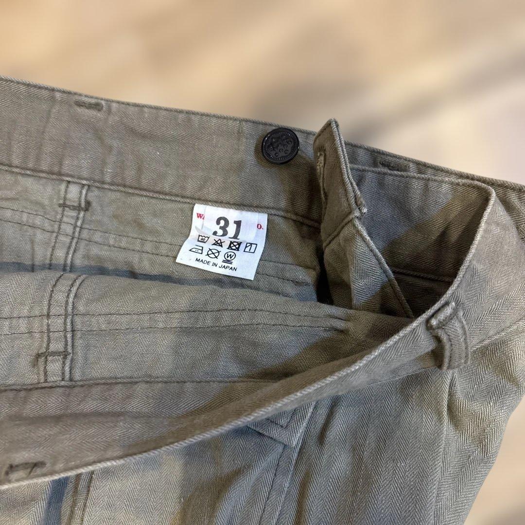 ウエアハウス　lot 1098 US ARMYヘリンボーンパンツ