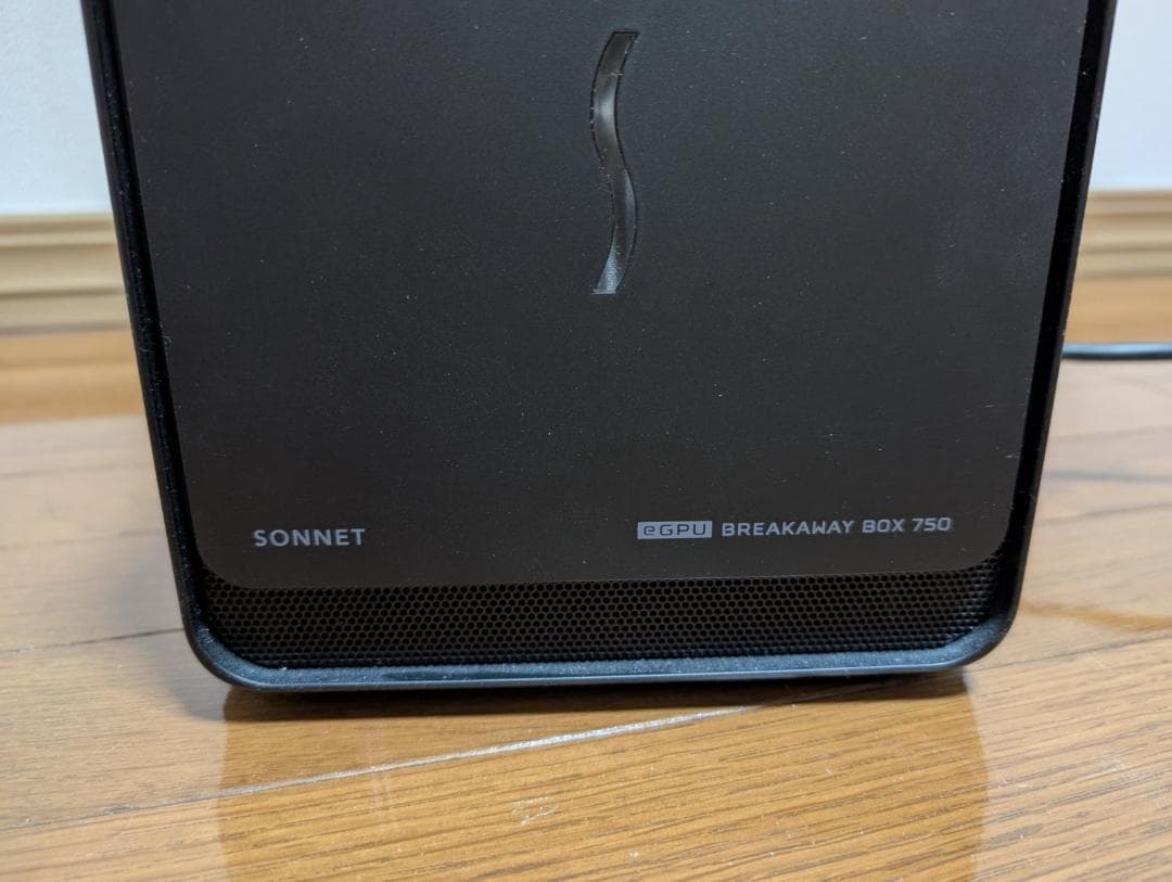 SONNET eGPU Box 750＋ASUS 製 RTX 3060 12GB