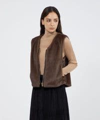 みき！エポカ　エコファーVネックジレ